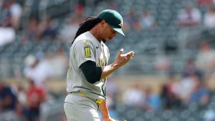 Former A’s Pitcher One Bad Phone Call Away From MLB History