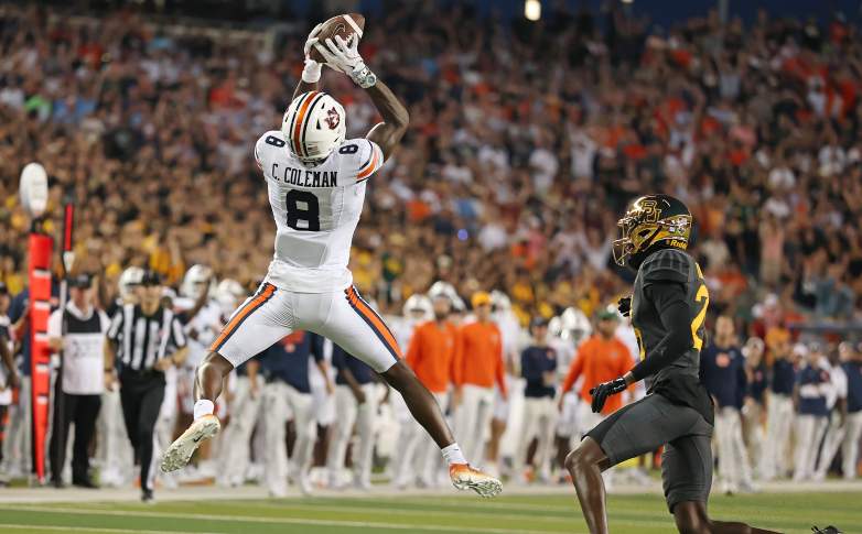 Former Auburn WR Cam Coleman committed to Texas on Sunday