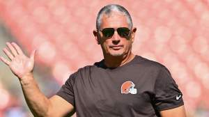 Browns defensive coordinator Jim Schwartz will interview for the head coaching job.