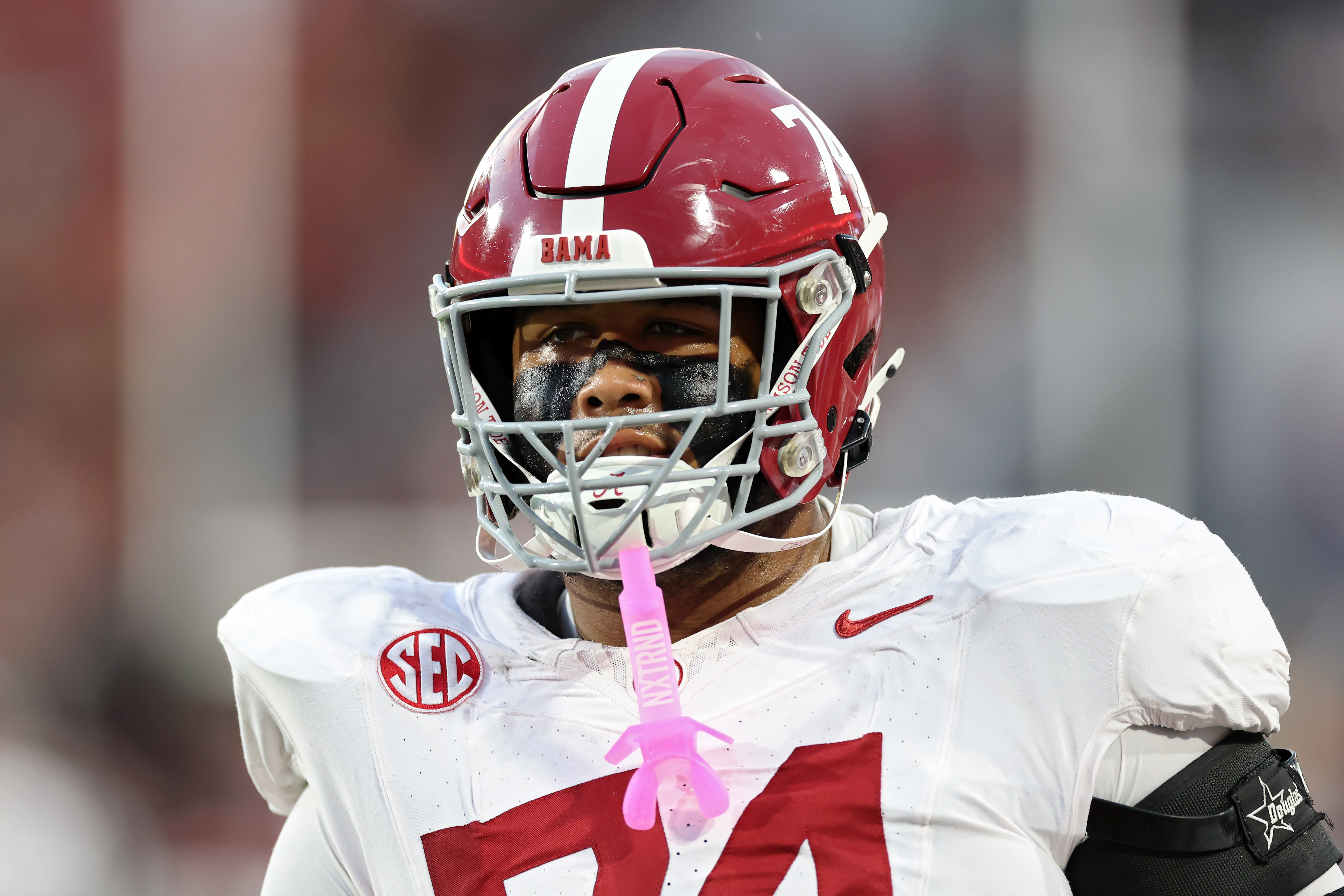 Steelers projected to select a massive All-American OT in latest mock draft.