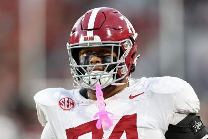 Steelers Projected to Select Massive All-American Offensive Tackle in Latest Mock Draft