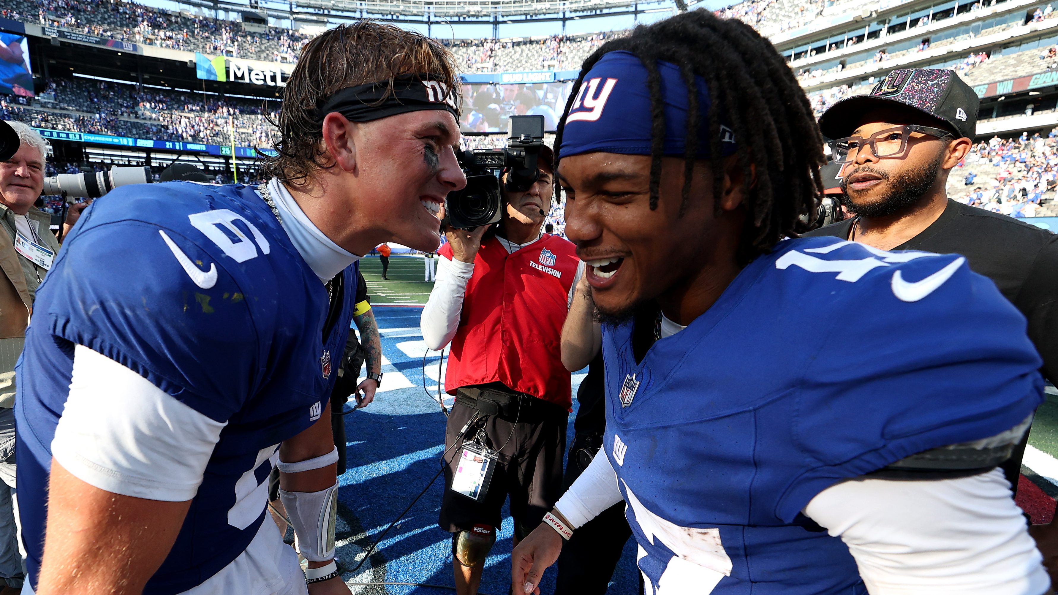 Giants likely to retain Jaxson Dart’s favorite weapon; what it means for 2024.