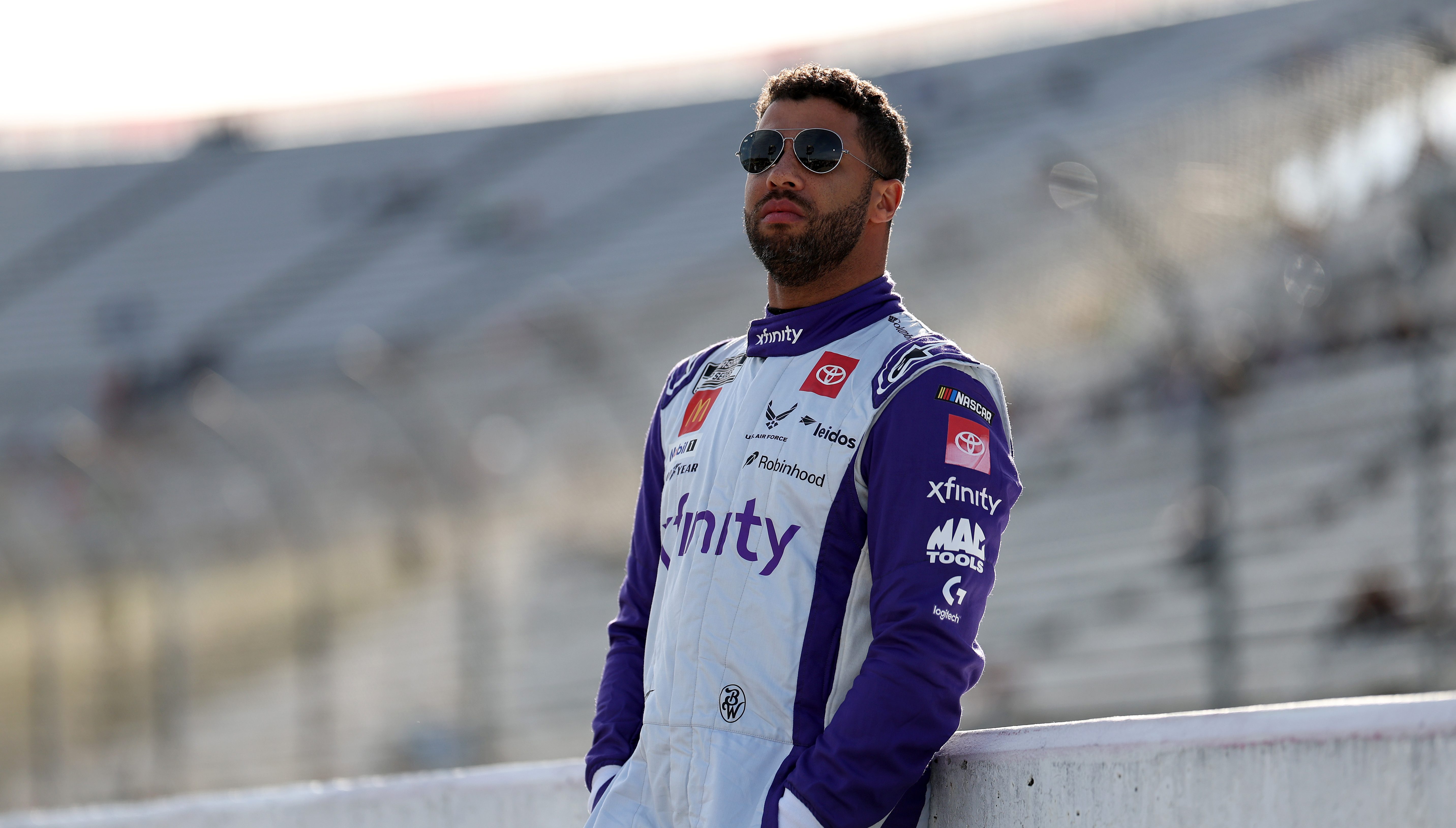 NASCAR drivers Bubba Wallace and Jesse Love star in Super Bowl commercials.