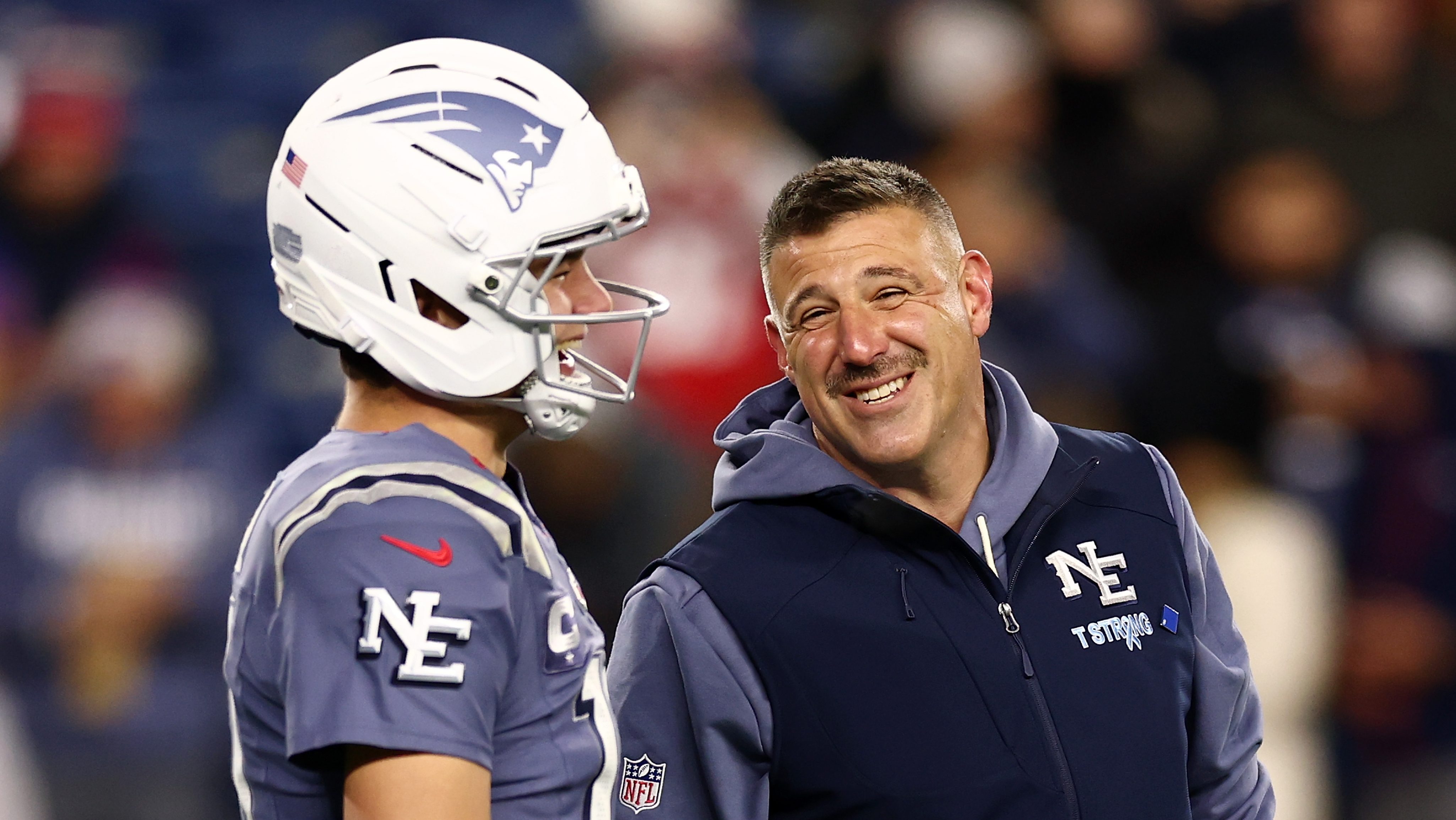 Mike Vrabel Drake Maye New England Patriots NFL MVP