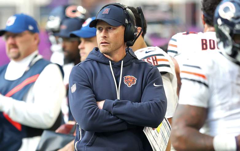 Chicago Bears head coach Ben Johnson