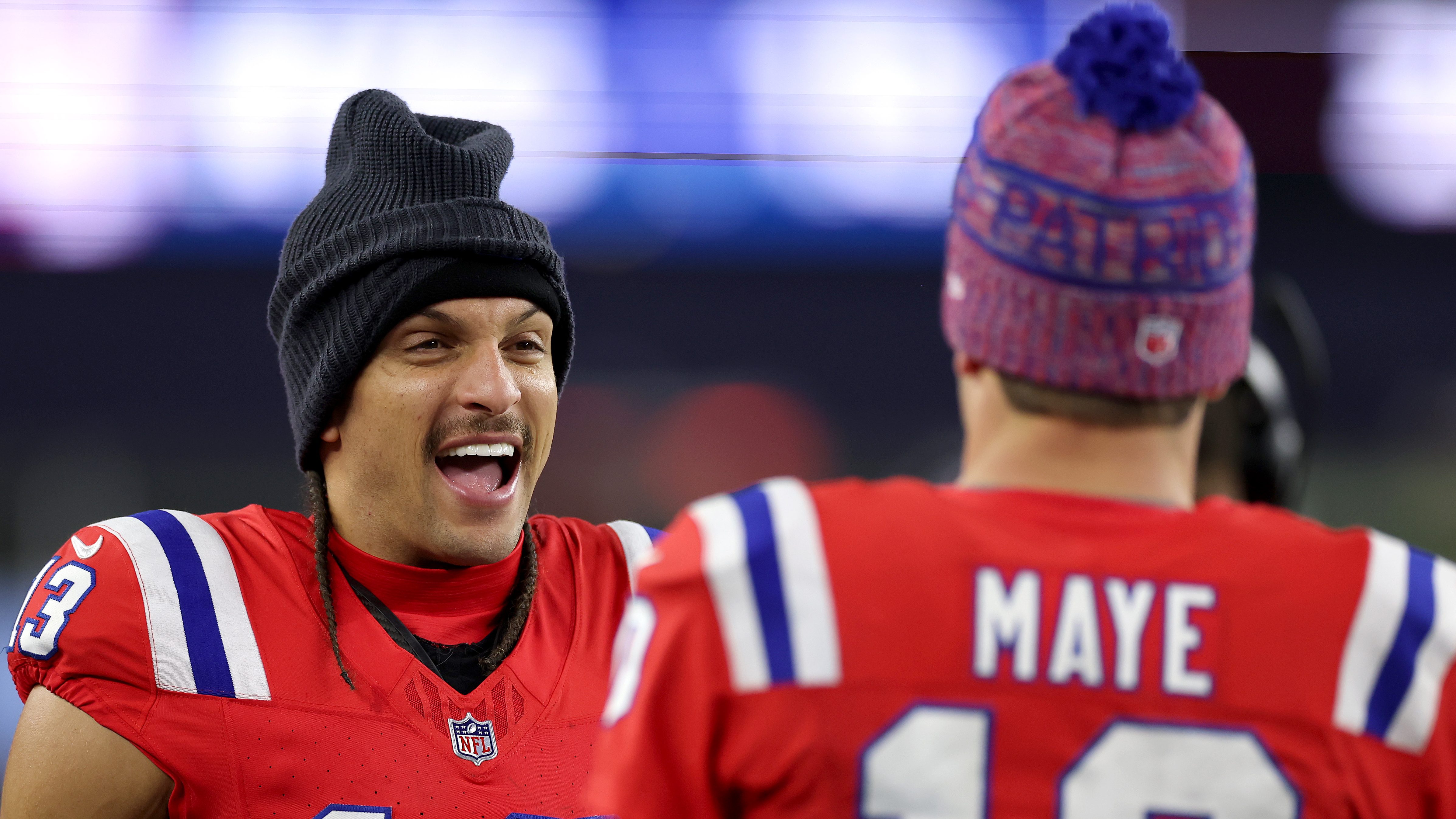 Mack Hollins Drake Maye New England Patriots