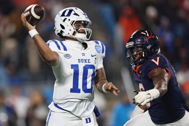 Duke QB Darian Mensah is reportedly a transfer portal target of Miami