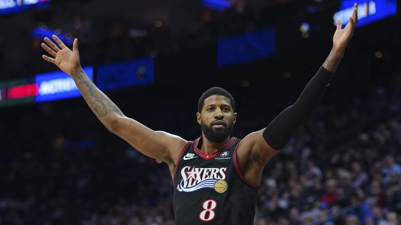 Paul George suspension, Paul George suspended 25 games, Philadelphia 76ers trade rumors, Tyrese Maxey, Joel Embiid, Sixers Giannis trade rumors, Giannis Antetokounmpo trade rumors, Giannis trade update, Giannis wants to play with Maxey, Shams Giannis trade, NBA trade deadline, NBA trade rumors, Jared McCain trade rumors, Kelly Oubre, Andre Drummond, Quentin Grimes, Sixers trade rumors, 76ers trade rumors news