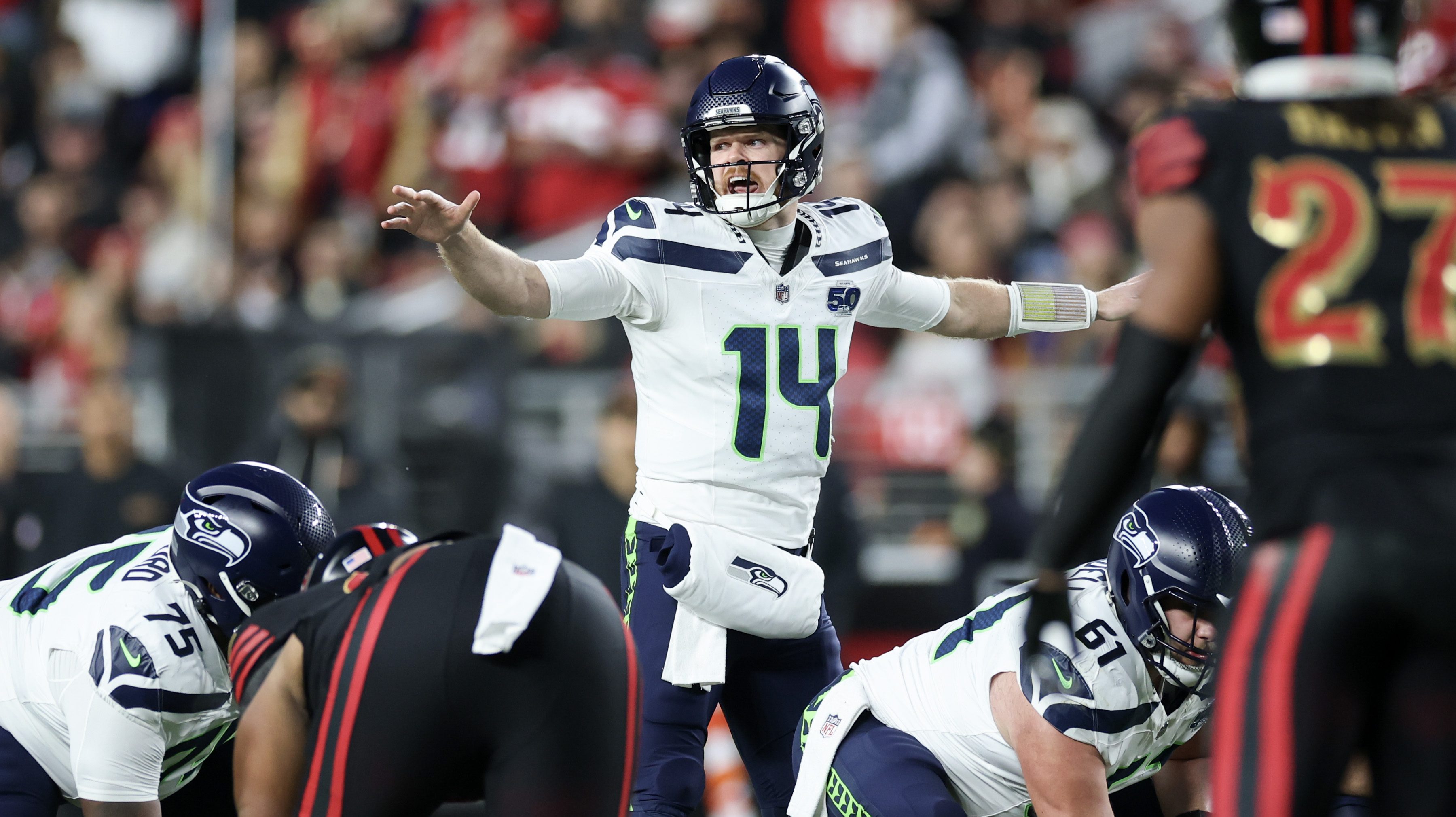 Sam Darnold Seattle Seahawks San Francisco 49ers Kyle Shanahan