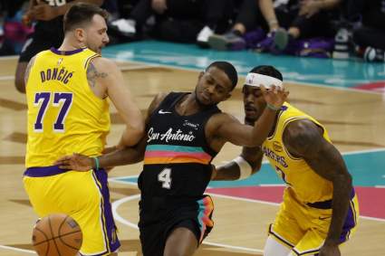 ‘Unstable’ Lakers Player Called Out by Spurs’ Jeremy Sochan After Postgame Exchange