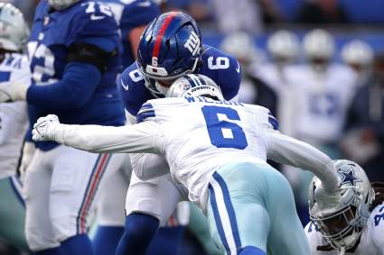 Two Cowboys Players Punished for Hits Against Giants Players in Season Finale