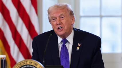 President Donald Trump’s CFP National Championship Appearance Hints at Who He’s Pulling For in Miami-Indiana