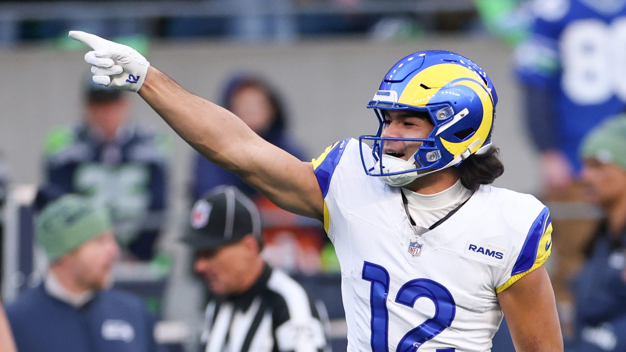 Puka Nacua Los Angeles Rams