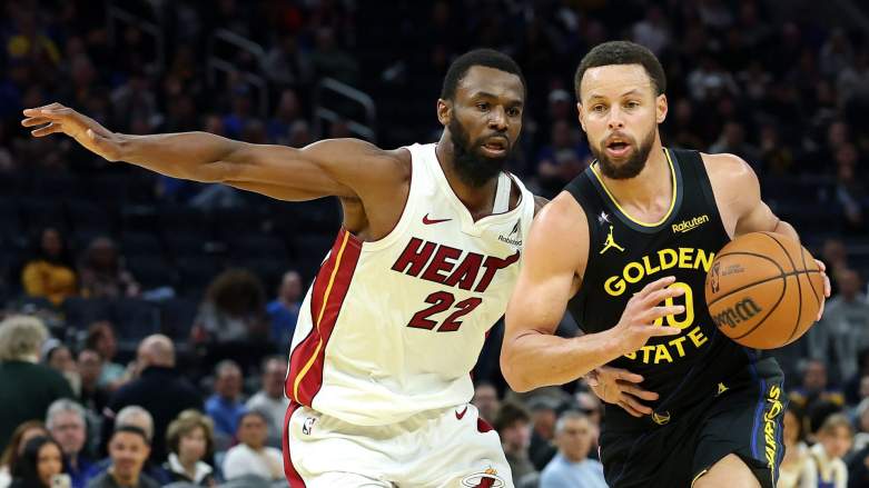 Andrew Wiggins, Steph Curry, Warriors