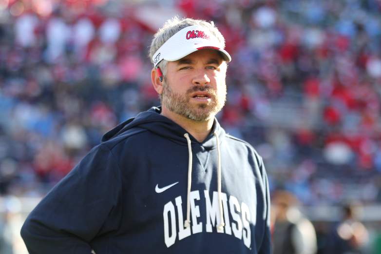 Ole Miss Rebels head coach Pete Golding
