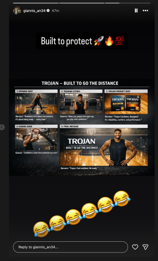 Giannis Trojan mockup ads