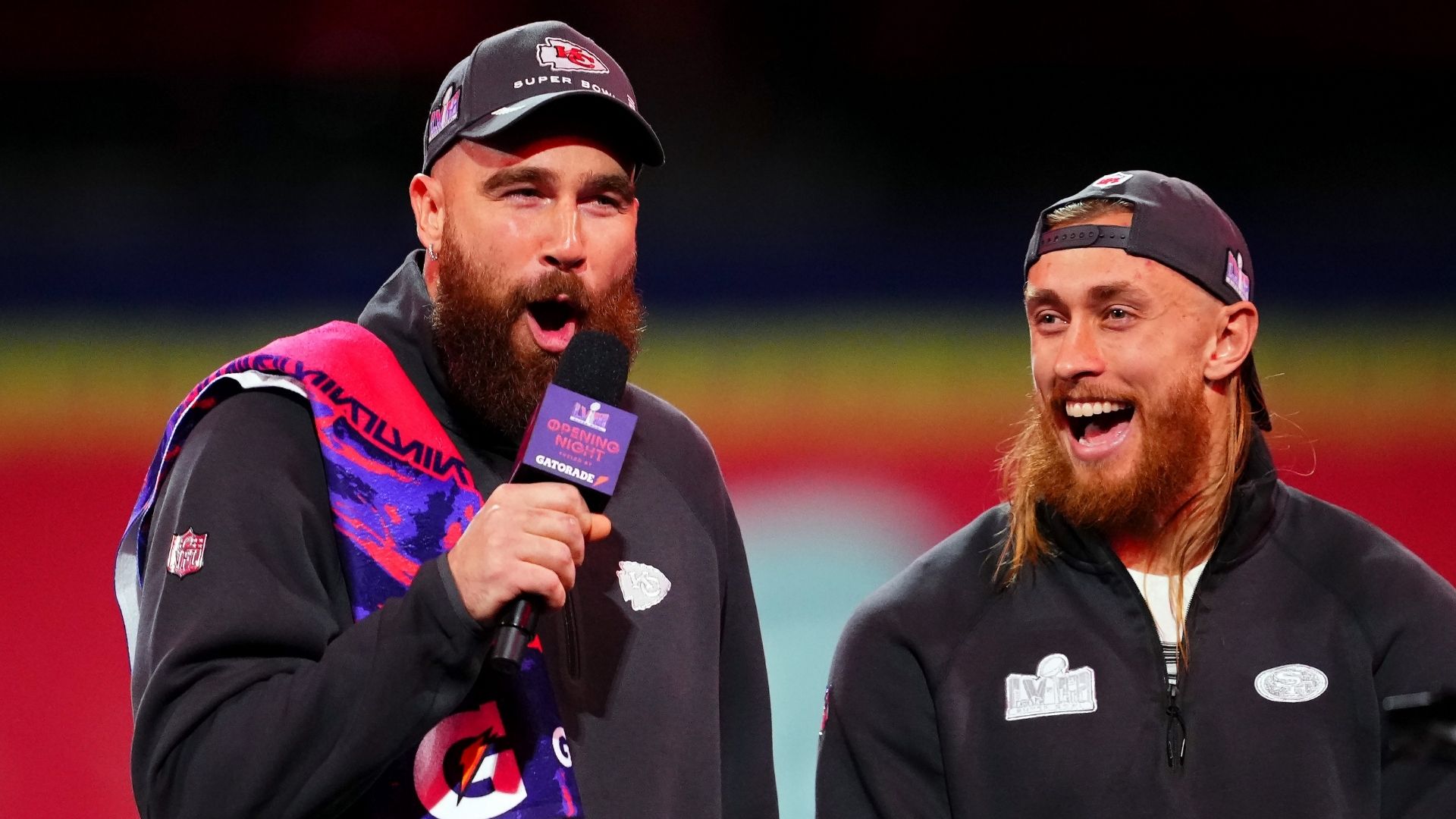 Travis Kelce and George Kittle Bring Back Tight End University for Super Bowl Week.