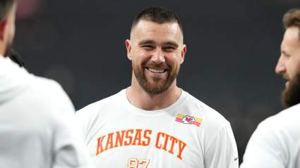 Travis Kelce Shows Off a New Look as Another NFL Legend Weighs In on Retirement Talk