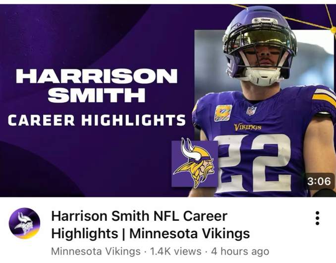 Harrison Smith, Vikings