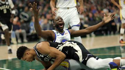 Warriors GM, Reporter Caught in Tense Exchange on Giannis Trade Talks