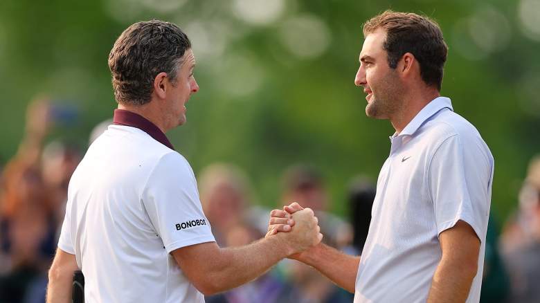 Justin Rose and Scottie Scheffler
