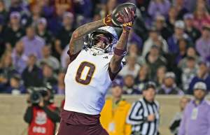 Arizona State WR Jordyn Tyson, a projected top pick in the 2026 NFL draft