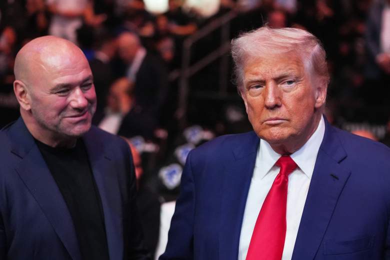 Dana White y el presidente Donald Trump