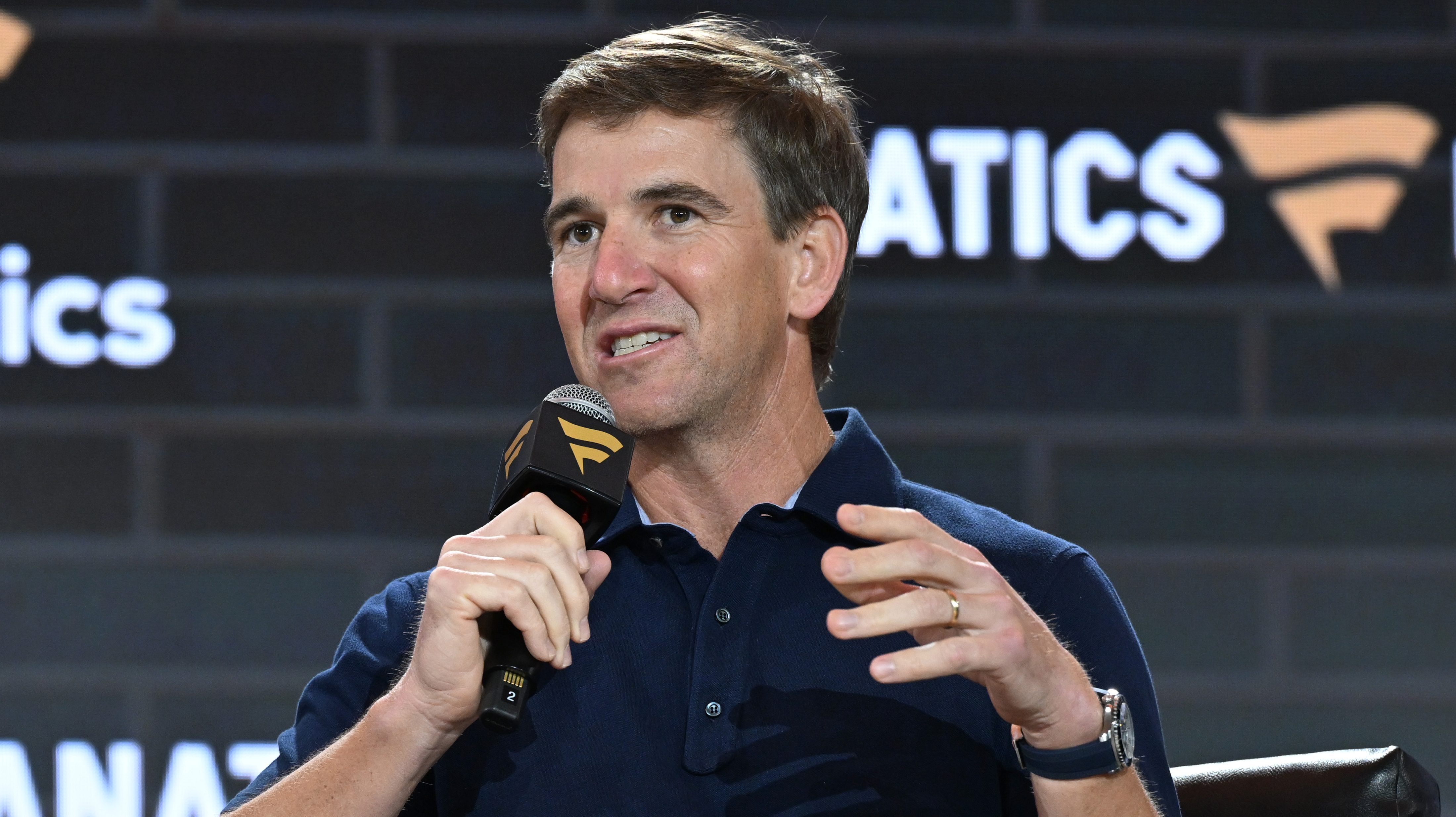 Eli Manning Jaxson Dart New York Giants