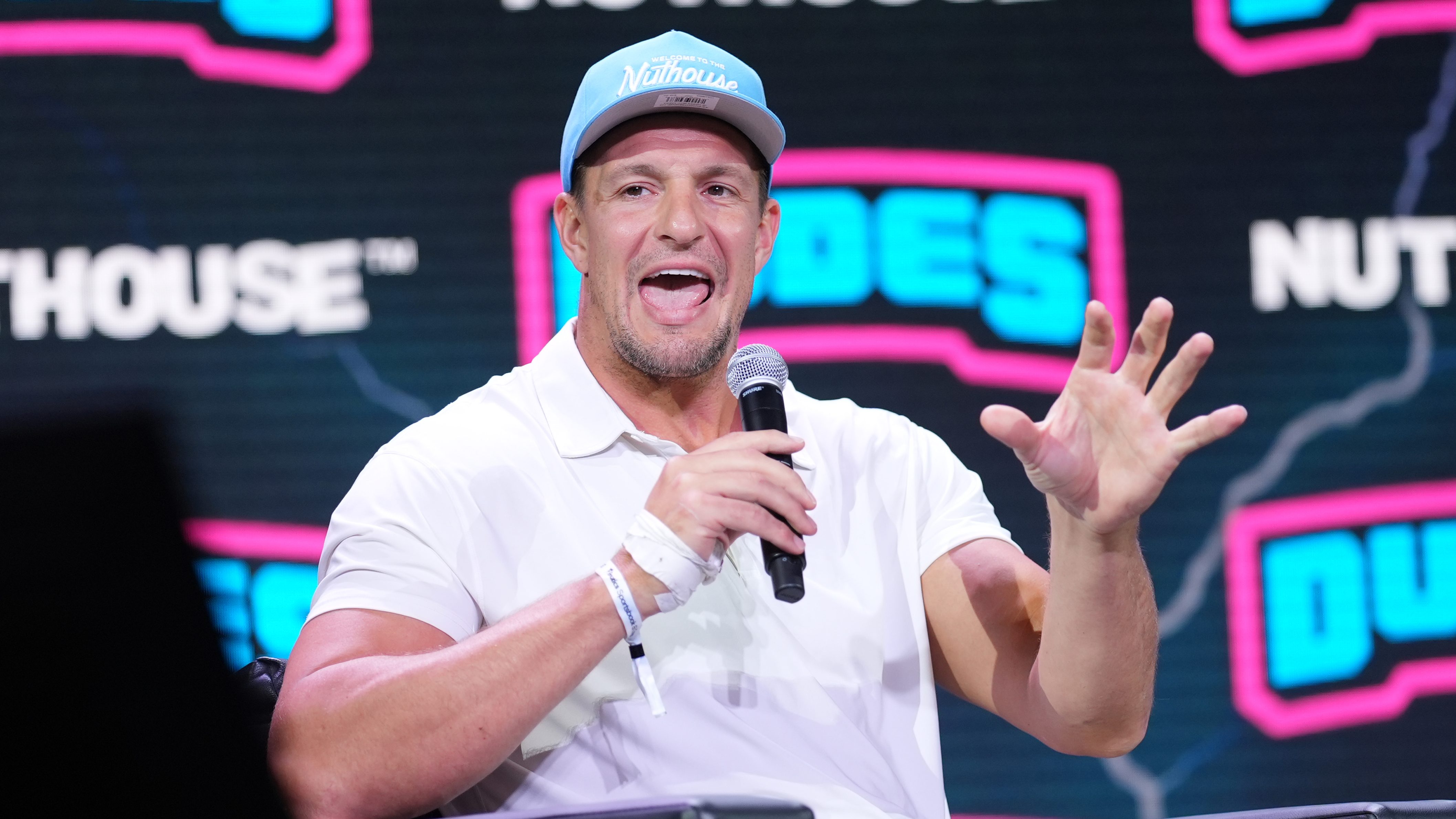 Rob Gronkowski Drake Maye New England Patriots