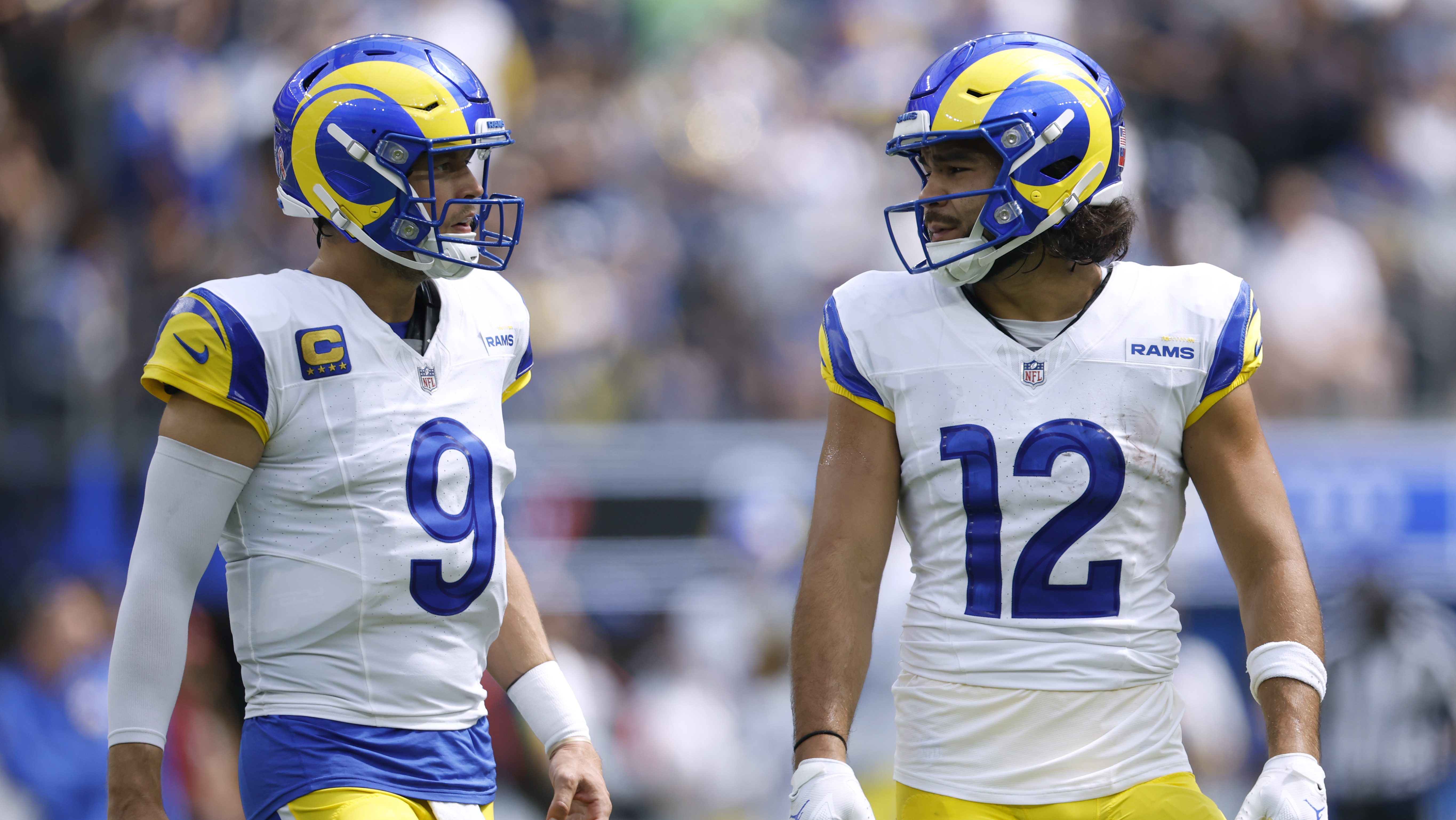 Matthew Stafford and Puka Nacua