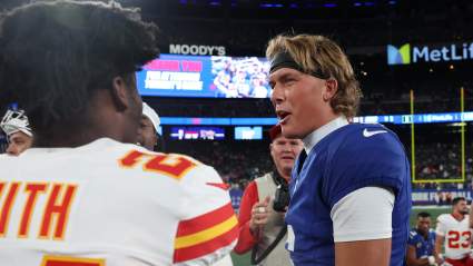 Jaxson Dart Reveals Travis Kelce Talk About Giants Coach