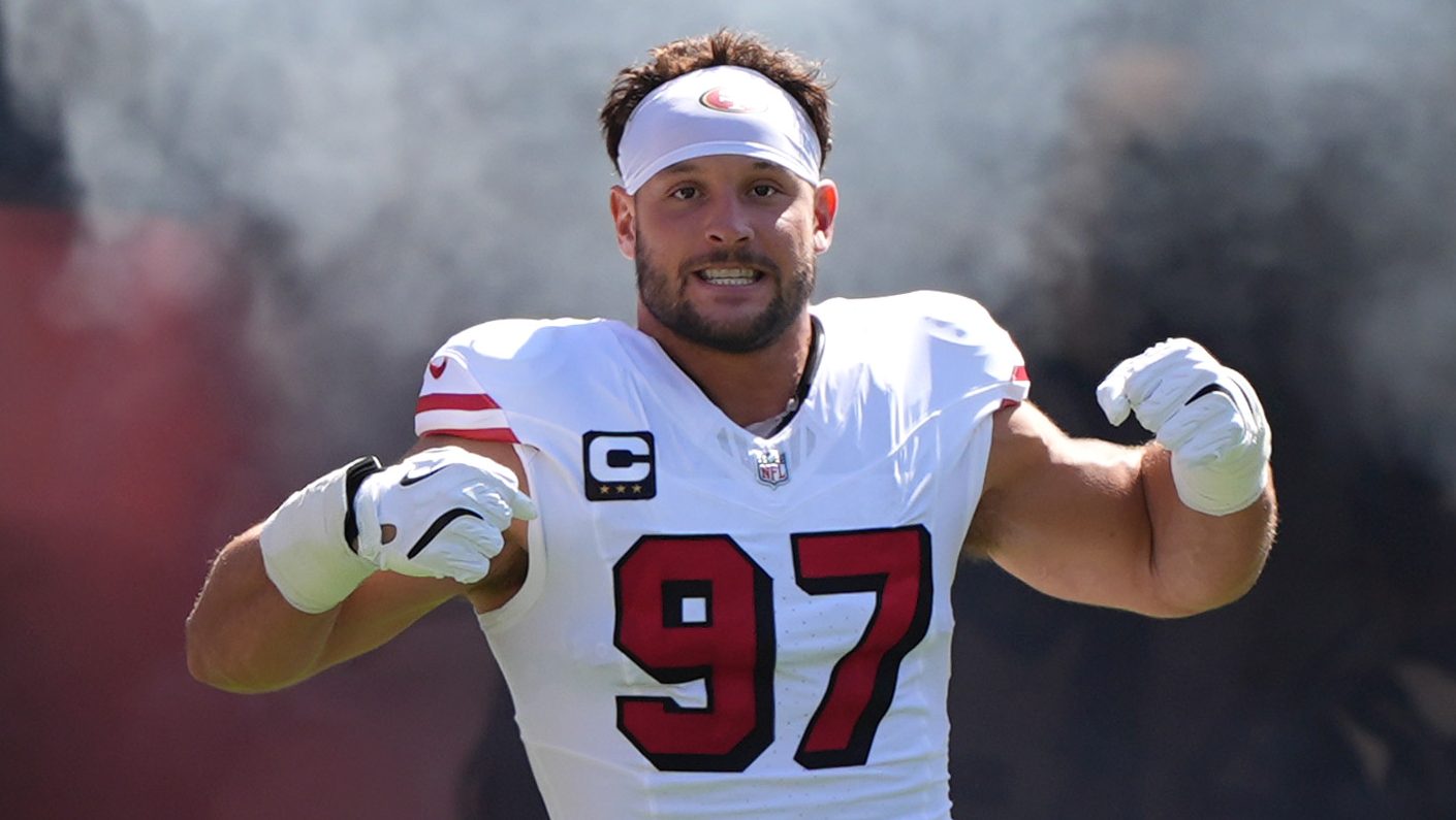 Niners share expected Nick Bosa injury recovery timeline 🏈🤞 at the Combine update