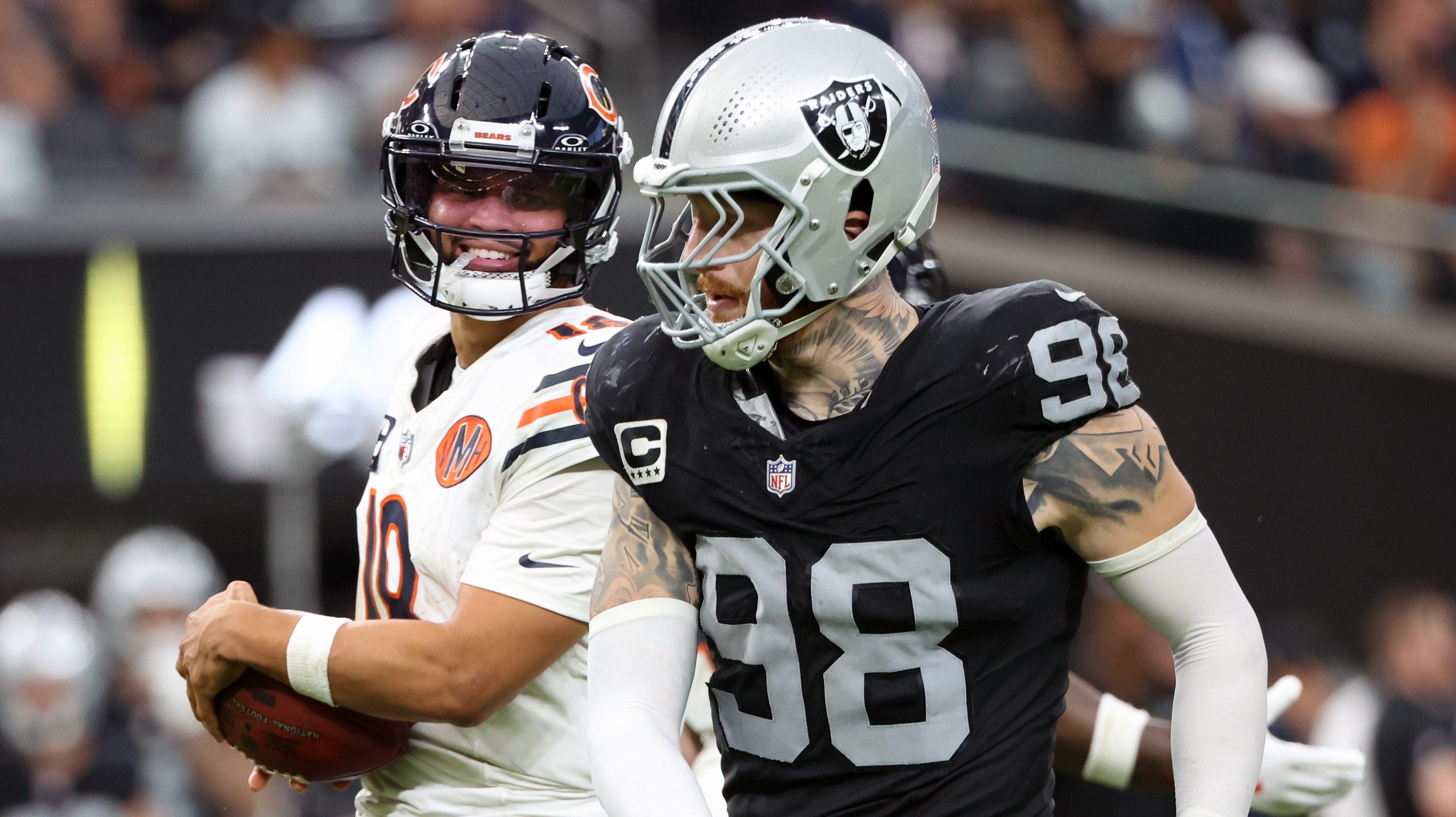 Maxx Crosby Chicago Bears Las Vegas Raiders Caleb Williams