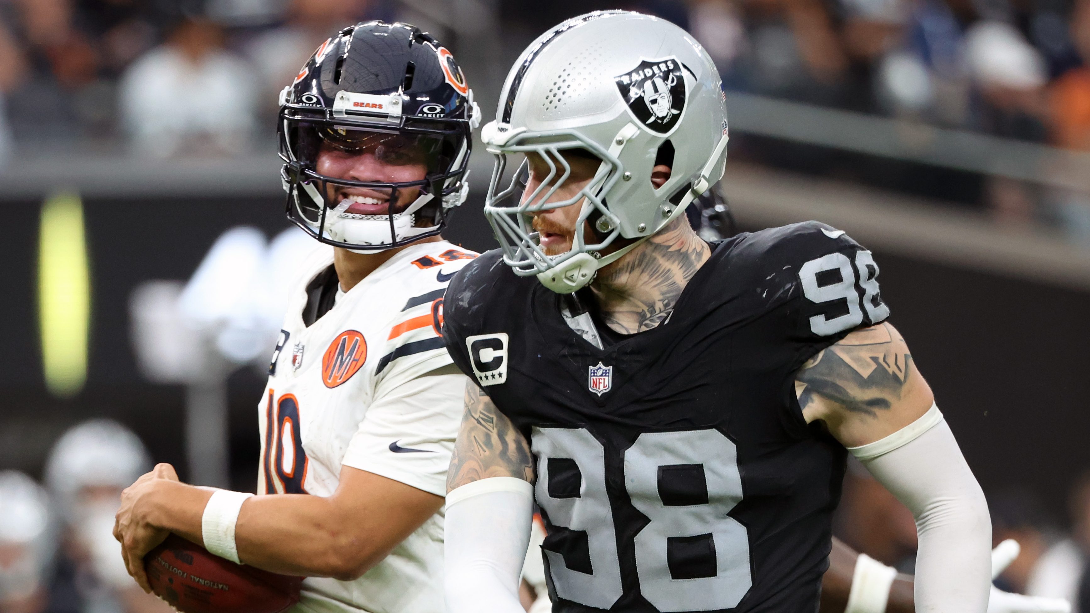 Maxx Crosby Chicago Bears Caleb Williams Las Vegas Raiders