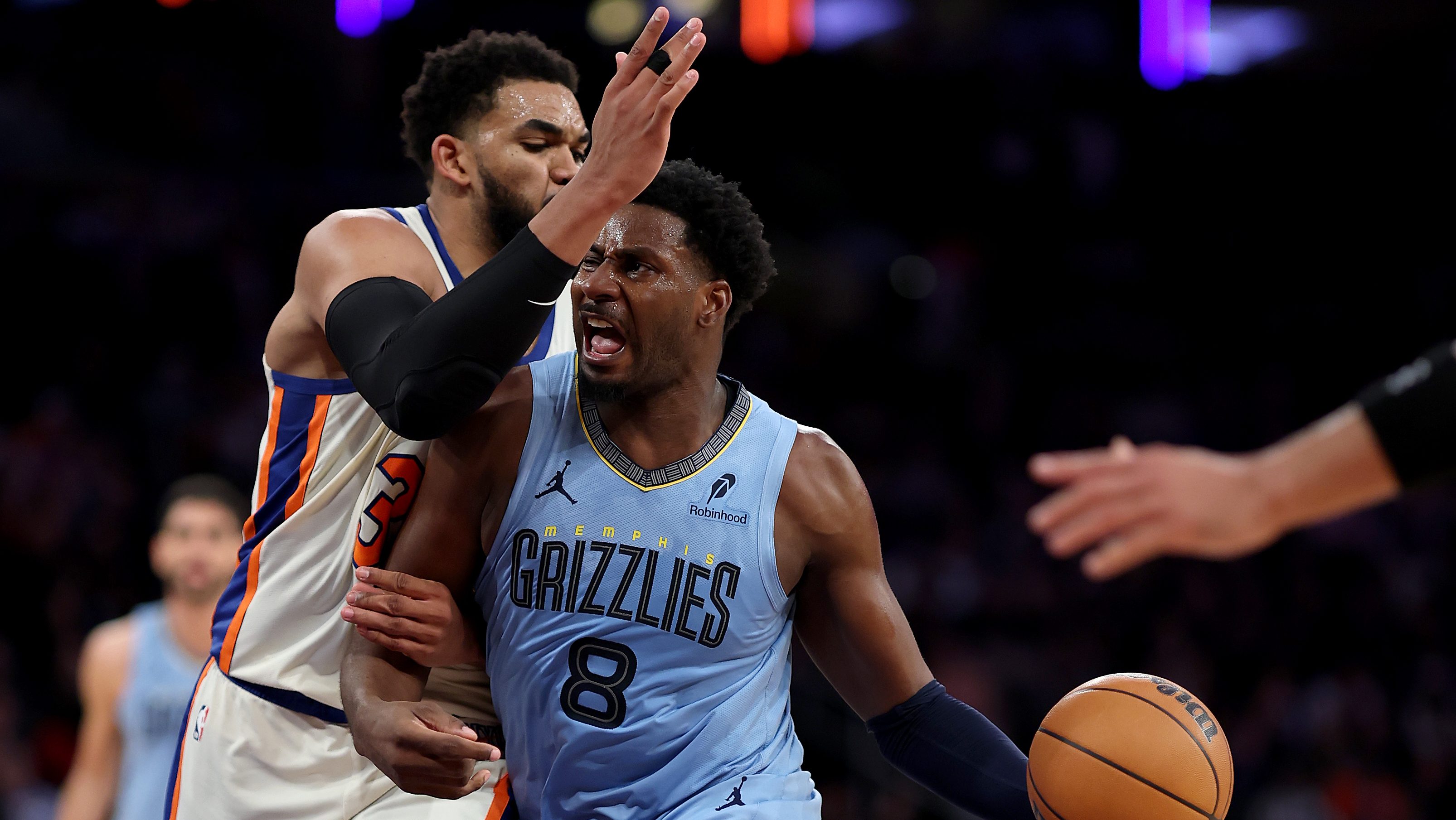 Jaren Jackson Jr. and Karl-Anthony Towns