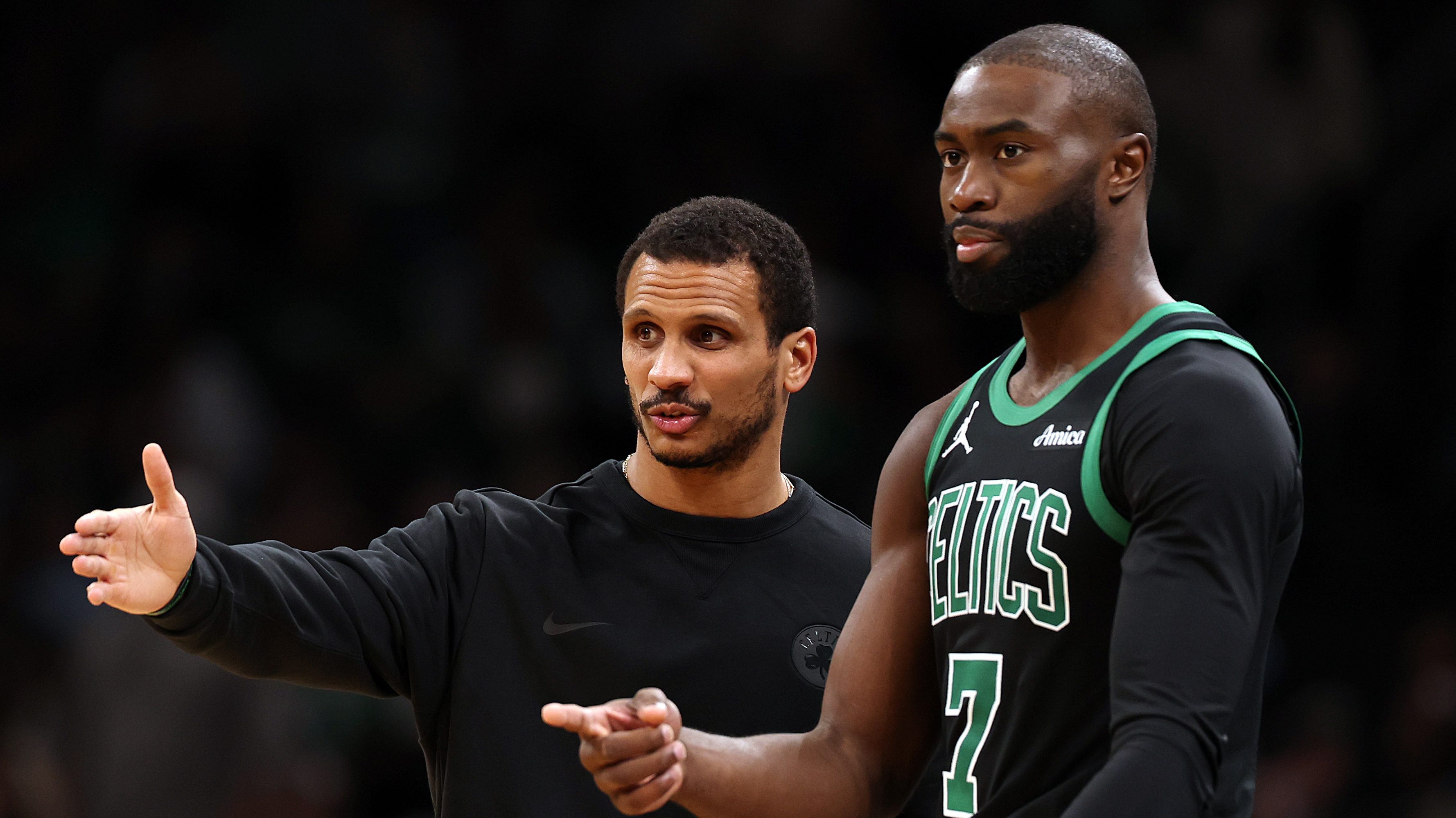 Jaylen Brown, Joe Mazzulla, Celtics