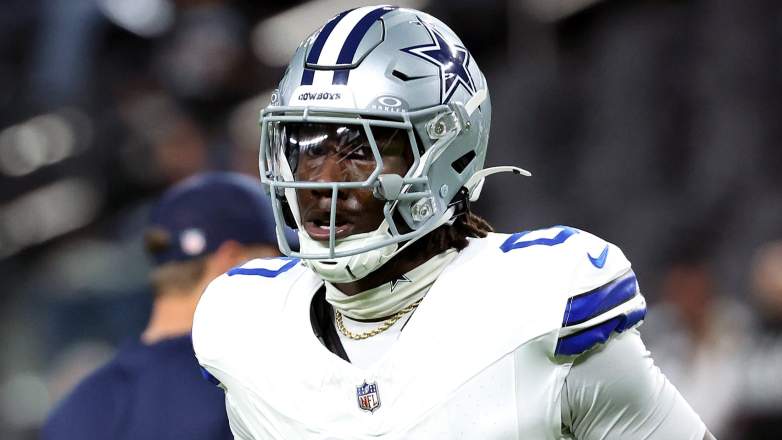 DeMarvion Overshown #0 of the Dallas Cowboys
