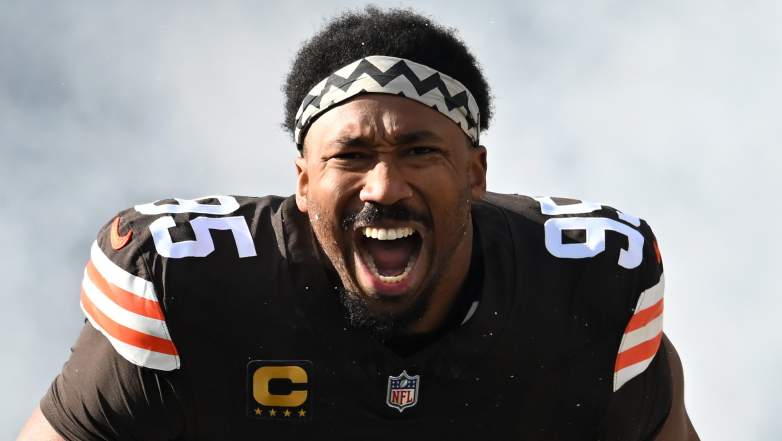 Cleveland Browns star Myles Garrett was recently named the Defensive Player of the Year.
