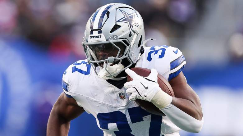 Phil Mafah #37 of the Dallas Cowboys could be part of a plan to replace Javonte Williams.