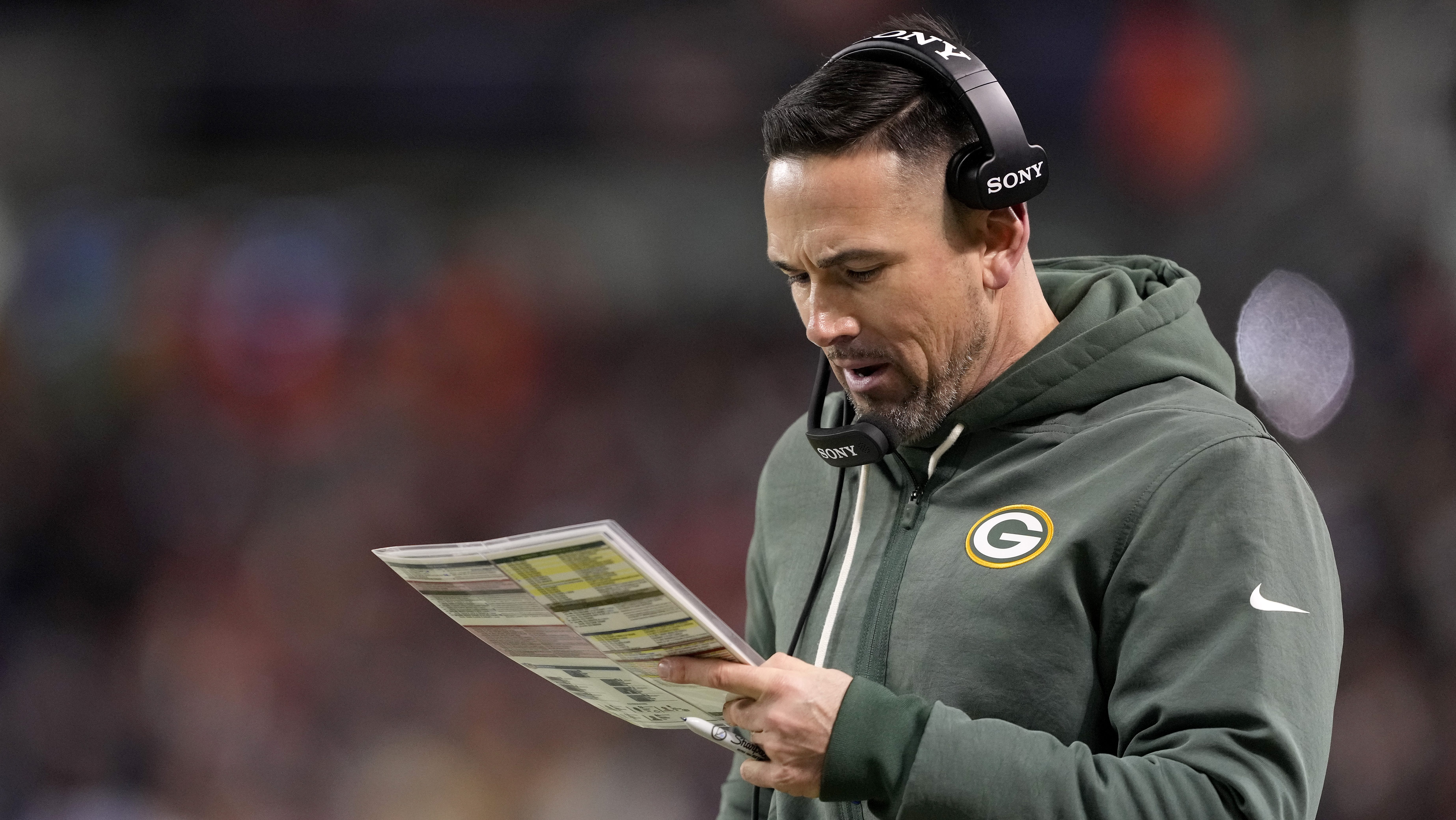 Matt LaFleur reacts to Cardinals hiring his brother as head coach.