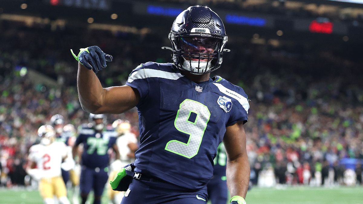 Kenneth Walker III’s five-word reaction to the Seahawks’ Super Bowl win.