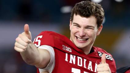 Fernando Mendoza Reacts to Raiders No. 1 Projection During Super Bowl Week