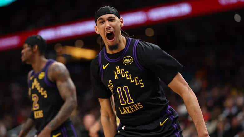 Jaxson Hayes of the L.A. Lakers