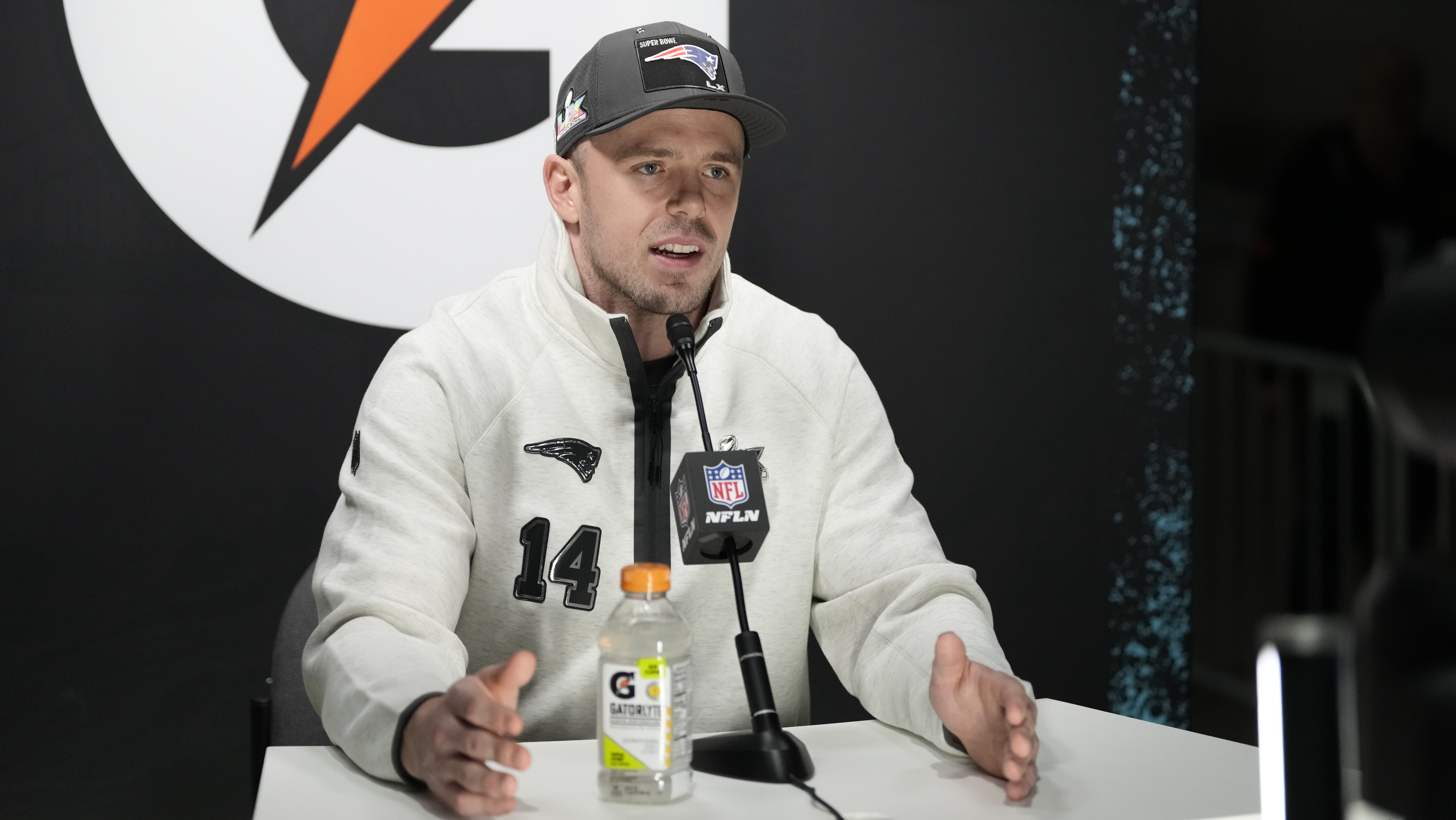 Patriots Captain Robert Spillane shares injury update ahead of the Super Bowl.