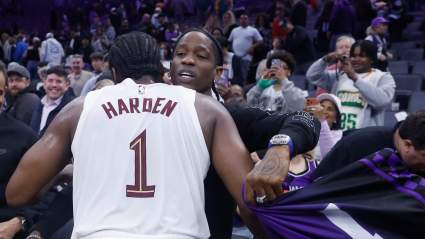 James Harden’s Cavs Debut Sparks Wild Travis Scott Moment on Live TV