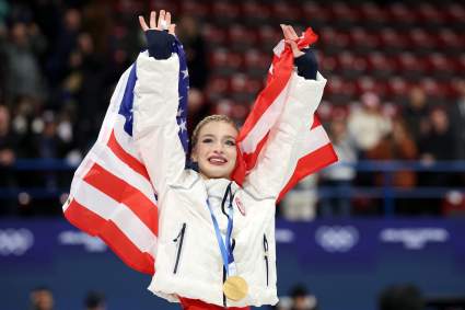 Ahead of Final Skate, Amber Glenn Congratulates Dog That Competed for Olympic Gold