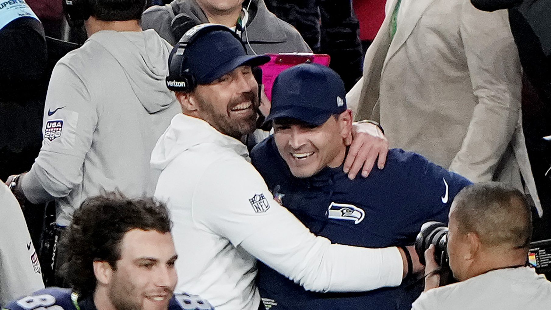 Mike Macdonald Klint Kubiak Seattle Seahawks Las Vegas Raiders