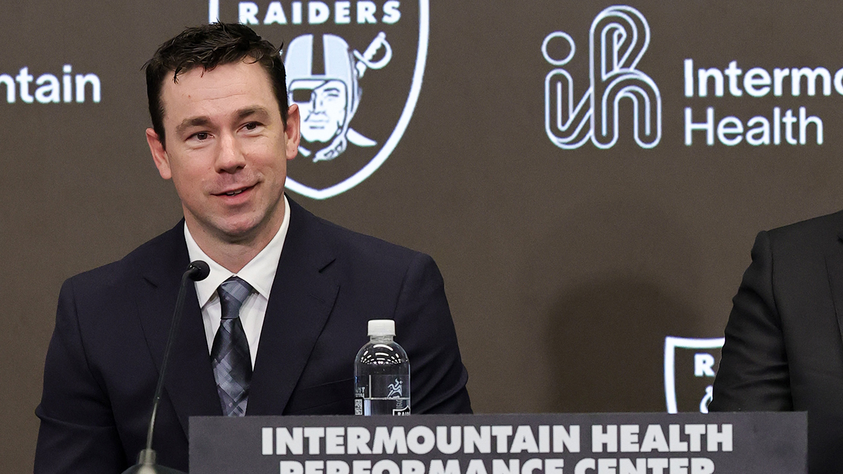 Klint Kubiak persuades coach to ditch Harbaugh for Raiders: report, confirming details.
