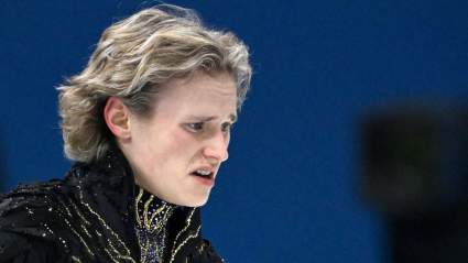 Ilia Malinin Falls at Olympics: Photos of His Tearful Moment