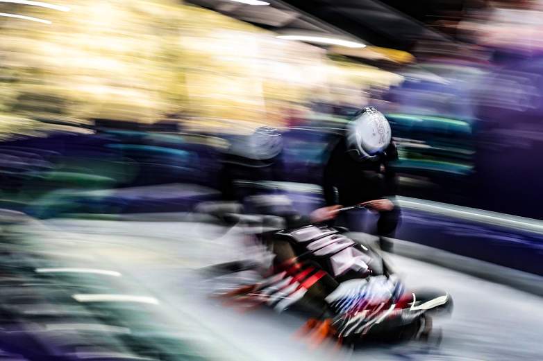 Bobsleigh competitors can reach speeds of up to 90 mph